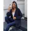 Zeagoo Women’s Zip Up Hoodies Long Sleeve Long Tunic Sweatshirts Oversized Fleece Casual 2025 Fall Jacket Coat with Pocket(Navy)