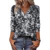 Zeagoo Women Long Sleeve Tops Dressy Casual V Neck Tshirts Basics Tee 2025 Fall Trendy Clothes S-2XL(Cx273)