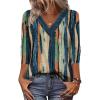 Zeagoo Women Long Sleeve Tops Dressy Casual V Neck Tshirts Basics Tee 2025 Fall Trendy Clothes S-2XL(Cx289)