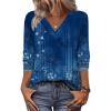 Zeagoo Women Long Sleeve Tops Dressy Casual V Neck Tshirts Basics Tee 2025 Fall Trendy Clothes S-2XL(Mz712)