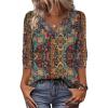Zeagoo Women Long Sleeve Tops Dressy Casual V Neck Tshirts Basics Tee 2025 Fall Trendy Clothes S-2XL(Mz721)