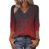 Zeagoo Women Long Sleeve Tops Dressy Casual V Neck Tshirts Basics Tee 2025 Fall Trendy Clothes S-2XL(Mz838)
