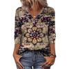 Zeagoo Women Long Sleeve Tops Dressy Casual V Neck Tshirts Basics Tee 2025 Fall Trendy Clothes S-2XL(Mz857)