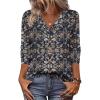 Zeagoo Women Long Sleeve Tops Dressy Casual V Neck Tshirts Basics Tee 2025 Fall Trendy Clothes S-2XL(Mz869)