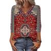 Zeagoo Women Long Sleeve Tops Dressy Casual V Neck Tshirts Basics Tee 2025 Fall Trendy Clothes S-2XL(Mz870)