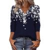 Zeagoo Women Long Sleeve Tops Dressy Casual V Neck Tshirts Basics Tee 2025 Fall Trendy Clothes S-2XL(Sf103)