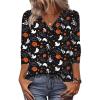 Zeagoo Women Long Sleeve Tops Dressy Casual V Neck Tshirts Basics Tee 2025 Fall Trendy Clothes S-2XL(Ws36)