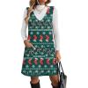 Zeagoo Women’s Sweater Vest Dresses for Women 2025 V Neck Sleeveless Knit Pullover Sweater with Pockets Fall Winter Outfits(Sd352)