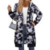 Zeagoo Women’s Zip Up Hoodies Long Sleeve Long Tunic Sweatshirts Oversized Fleece Casual 2025 Fall Jacket Coat with Pocket(Tie Dye)