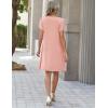 ZEAGOO Summer Dresses for Women 2026 Sundress Short Petal Sleeve Dress with Pockets Floral Dresses for Casual(Floral-jh1)