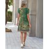 ZEAGOO Summer Dresses for Women 2026 Sundress Short Petal Sleeve Dress with Pockets Floral Dresses for Casual(Floral-mz840)