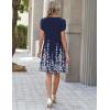 ZEAGOO Summer Dresses for Women 2026 Sundress Short Petal Sleeve Dress with Pockets Floral Dresses for Casual(Floral-sf119)