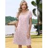 ZEAGOO Summer Dresses for Women 2026 Sundress Short Petal Sleeve Dress with Pockets Floral Dresses for Casual(Floral-xh530)