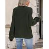 Zeagoo 2026 Cardigan Sweaters for Women Long Sleeve Chunky Knit Cardigan CEW Neck Button Down Fall Fashion Clothes(Army Green)