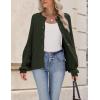 Zeagoo 2026 Cardigan Sweaters for Women Long Sleeve Chunky Knit Cardigan CEW Neck Button Down Fall Fashion Clothes(Army Green)