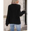 Zeagoo 2026 Cardigan Sweaters for Women Long Sleeve Chunky Knit Cardigan CEW Neck Button Down Fall Fashion Clothes(Black)