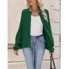 Zeagoo 2026 Cardigan Sweaters for Women Long Sleeve Chunky Knit Cardigan CEW Neck Button Down Fall Fashion Clothes(Green)