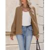 Zeagoo 2026 Cardigan Sweaters for Women Long Sleeve Chunky Knit Cardigan CEW Neck Button Down Fall Fashion Clothes(Khaki)