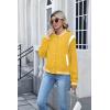 Zeagoo Bomber Jacket Women Varsity Casual Button Down Lightweight 2026 Spring Fashion Short School Outfits with Pockets(Yellow)
