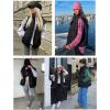 Zeagoo Women Puffer Vest Lightweight Stand Collar Sleeveless Winter Warm Zip Up Padded Outerwear Jackets with Pockets S-XXL(Black)