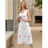Zeagoo Women Summer Midi Dress 2026 Sleeveless Casual Beach Sundress Button Down Loose Spring Tank Dresses with Pockets(Pink Flowers)