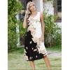 Zeagoo Women Summer Midi Dress 2026 Sleeveless Casual Beach Sundress Button Down Loose Spring Tank Dresses with Pockets(Rose)