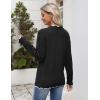 Zeagoo Women’s 2026 Fall V Neck Sweater Casual Long Sleeve Lightweight Ribbed Knit Pullover Sweaters Dressy Casual Tops(Black)
