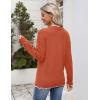 Zeagoo Women’s 2026 Fall V Neck Sweater Casual Long Sleeve Lightweight Ribbed Knit Pullover Sweaters Dressy Casual Tops(Caramel)