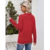 Zeagoo Women’s 2026 Fall V Neck Sweater Casual Long Sleeve Lightweight Ribbed Knit Pullover Sweaters Dressy Casual Tops(Z – Snowflakes)