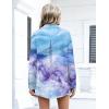 Zeagoo Womens Button Down Shirts Oversized Long Sleeve Floral Printed Blouses Casual Work Tops Drop Shoulder Outfit Clothes(Cx296)