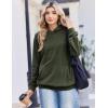 Zeagoo Womens Fleece Hoodies Soft Midweight Casual Hooded Sweatshirts Fall Winter Pullover Tops Kangaroo Pocket(Army Green)