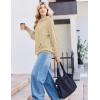 Zeagoo Womens Fleece Hoodies Soft Midweight Casual Hooded Sweatshirts Fall Winter Pullover Tops Kangaroo Pocket(Light Brown)