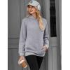 Zeagoo Womens Fleece Hoodies Soft Midweight Casual Hooded Sweatshirts Fall Winter Pullover Tops Kangaroo Pocket(Light Grey)