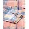 Zeagoo Womens Plaid Shacket Jacket Long Sleeve Fleece Hooded Jackets Fall Winter Warm Coat S-2XL(Pink)