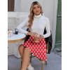 Zeagoo Women’s Skirt Basic Mini Skater Skirt 2026 Summer Skirts Stretchable High Waist A-Line Valentines Skirts(Jh84)