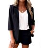 Zeagoo Womens Tops Short Sleeve V Neck Shirts Summer Dressy Casual Business Clothes Work Blouses Fashion Clothing Outfits(A01 White)