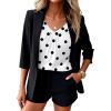 Zeagoo Womens Tops Short Sleeve V Neck Shirts Summer Dressy Casual Business Clothes Work Blouses Fashion Clothing Outfits(Jh592 Polka Dot)