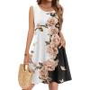 Black White Pink Floral