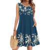 Navy Blue Print