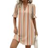 Khaki Vertical Stripes