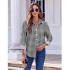Zeagoo Button Down Shirts for Women Dressy Floral Printed Long Sleeve Blouse Business Casual Work Tops(Houndstooth)