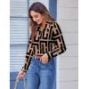Zeagoo Button Down Shirts for Women Dressy Floral Printed Long Sleeve Blouse Business Casual Work Tops(Jh308)