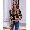 Zeagoo Button Down Shirts for Women Dressy Floral Printed Long Sleeve Blouse Business Casual Work Tops(Jh308)