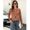 Zeagoo Long Sleeve Shirts for Women Crew Neck Casual Fall Fashion Blouses Basic Tunic Tops Dressy Work Clothes(Multicolor-mz811)