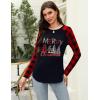 Zeagoo Long Sleeve Shirts for Women Crew Neck Casual Fall Fashion Blouses Basic Tunic Tops Dressy Work Clothes(Pat3)