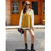 Zeagoo Sweater Vest Women Sleeveless V Neck Oversized Pullover Knitted Tops 2026 Fall Outfits(Yellow)