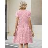 Zeagoo Women Summer Dress 2026 Short Sleeve Aline Mini Dresses with Pockets Casual Swing Tshirt Dress Vocation Beach Sundress(Jh589)