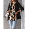 Zeagoo Womens Button Down Shirt Long Sleeve Blouse Business Work Tops Dressy Casual Floral Printed Outfits with Pocket(Cx123)
