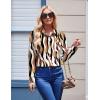 Zeagoo Womens Button Down Shirt Long Sleeve Blouse Business Work Tops Dressy Casual Floral Printed Outfits with Pocket(Cx123)