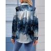 Zeagoo Womens Button Down Shirt Long Sleeve Blouse Business Work Tops Dressy Casual Floral Printed Outfits with Pocket(Cx297)